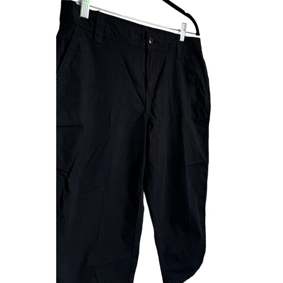 Style & Co Size 10P Black Capri Pants Stretch Petite Pockets - Picture 7 of 9